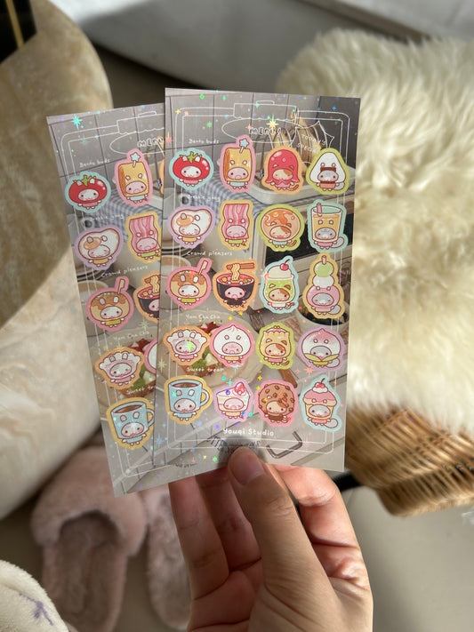 Pudding party & foodie hats