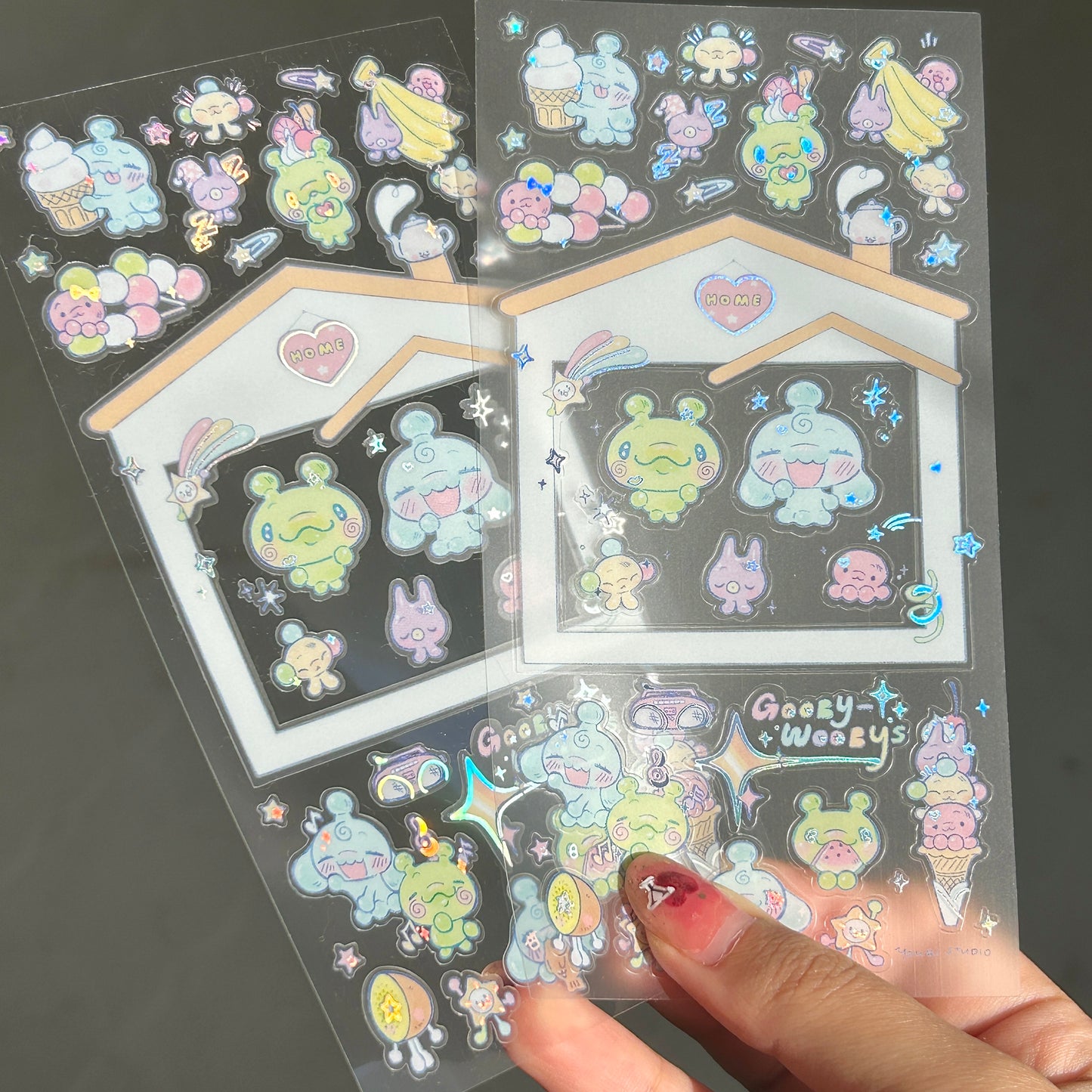 Sticker set(B) 4pcs