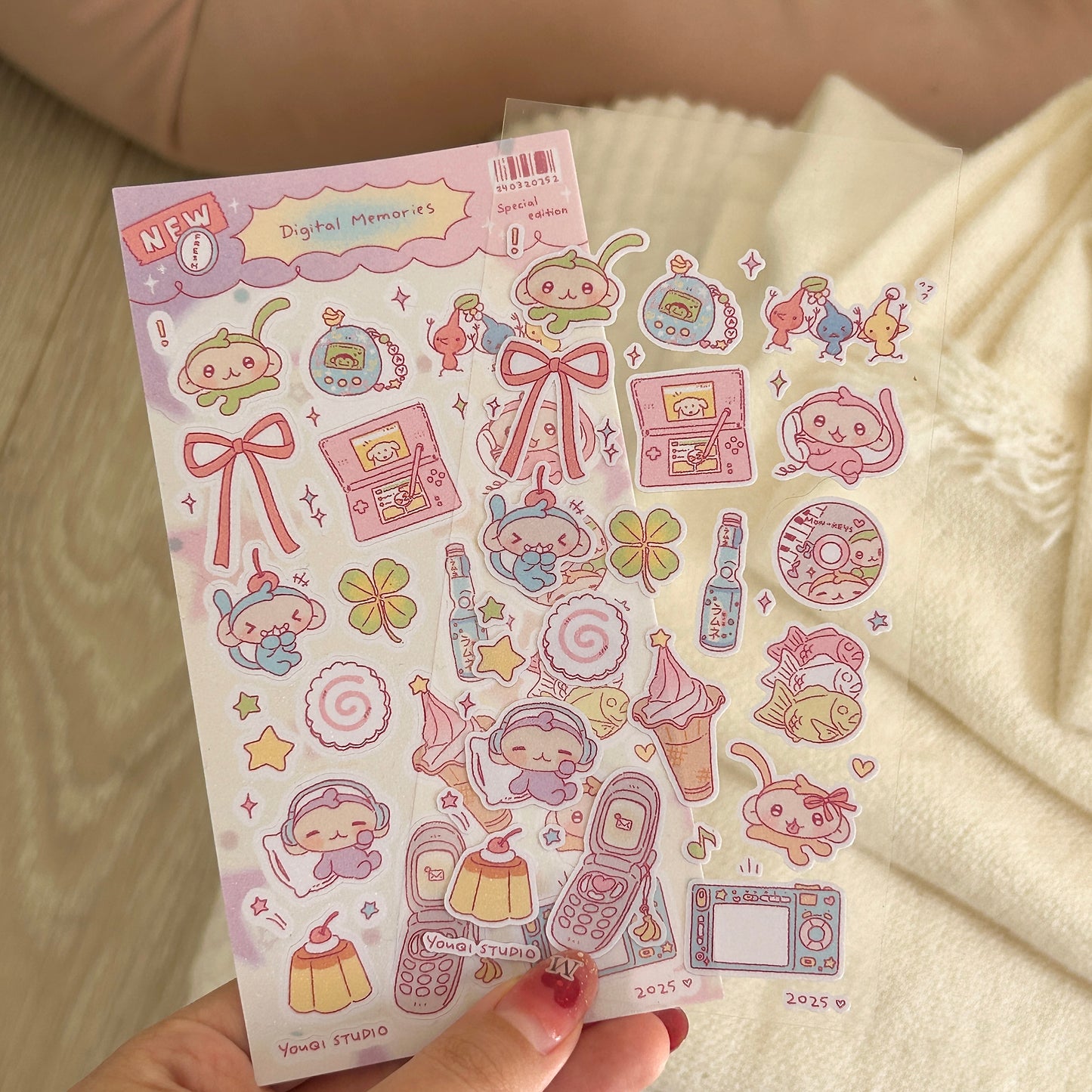Sticker set(B) 4pcs