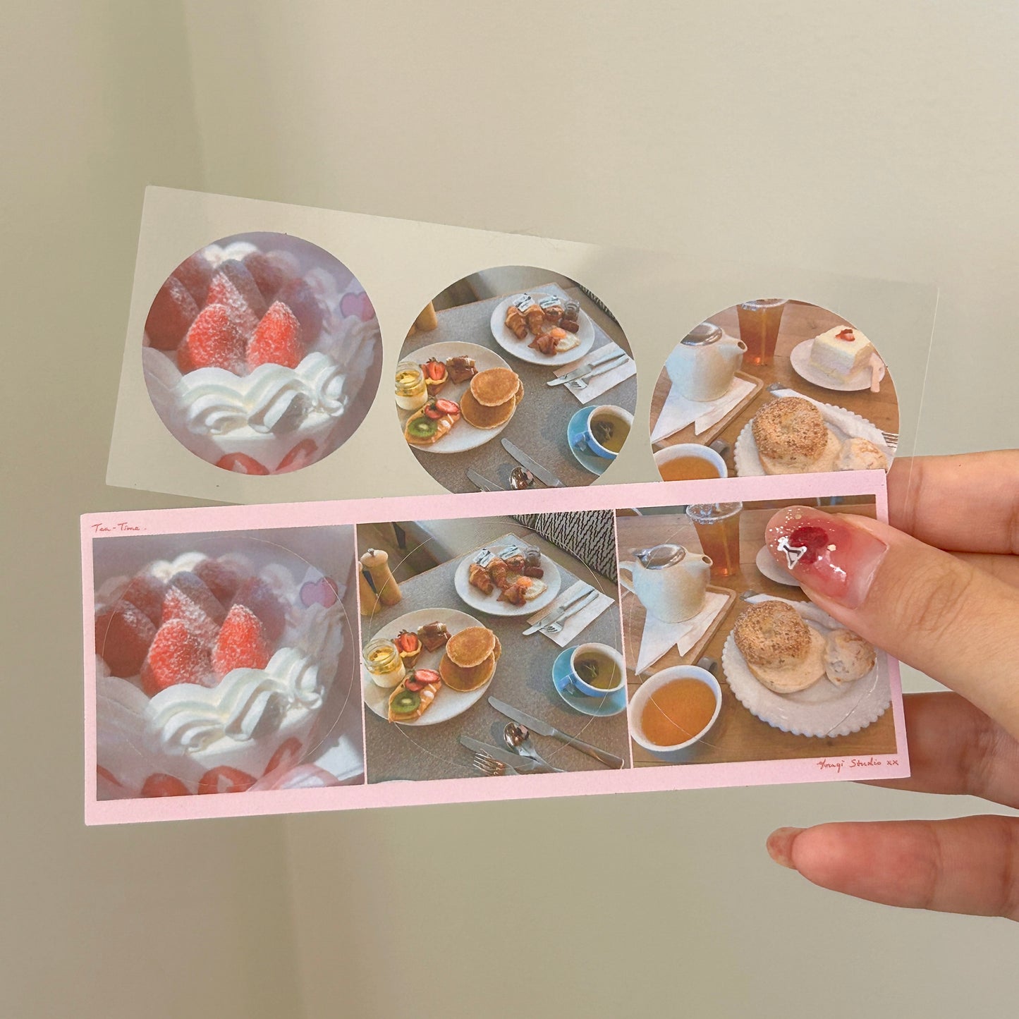 Teatime and seaside Mood stickers
