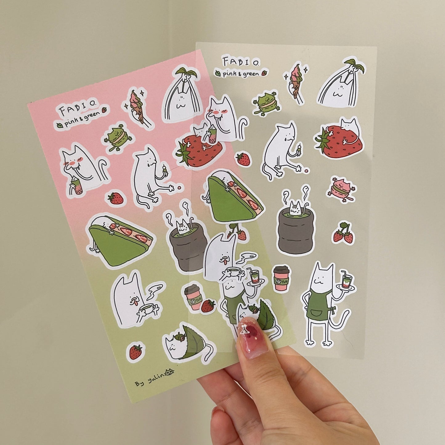 Sticker set(B) 4pcs
