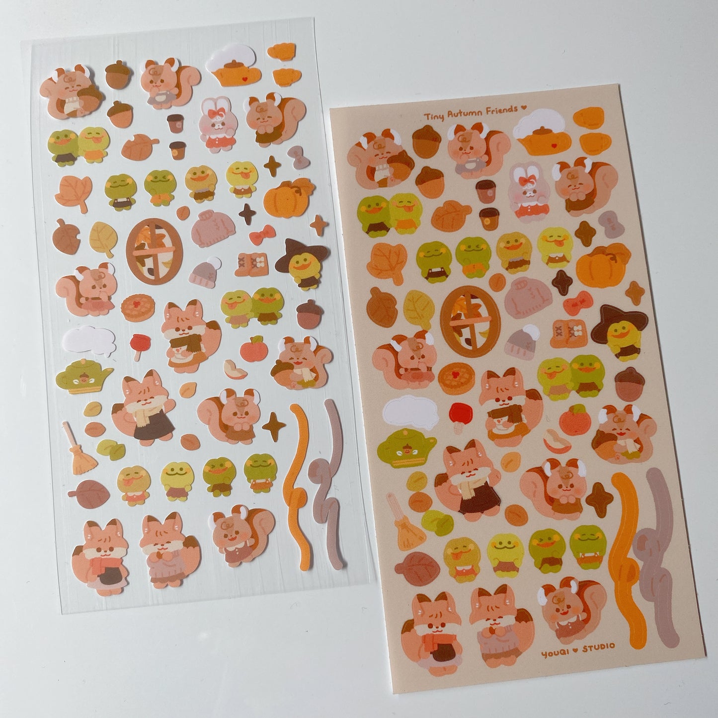 Matte Tiny autumn friends