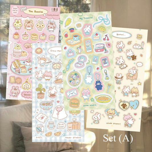 Sticker Set(A) 4pcs