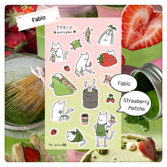 New Fabio- strawberry matcha