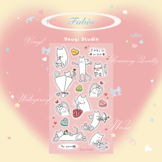 Limited edition Fabio love sheet