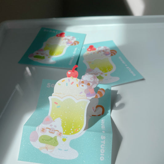 Melon Soda! Big sticker